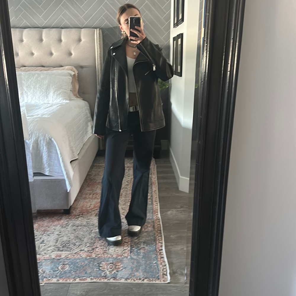 NWOT anthropologie leather jacket